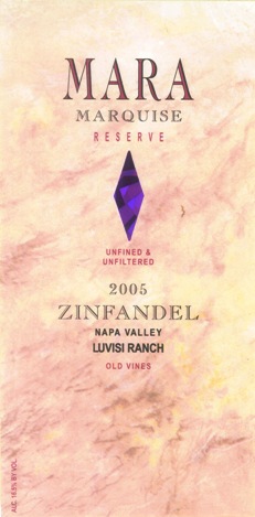 Mara Zinfandel, Pinot Noir, Syrage